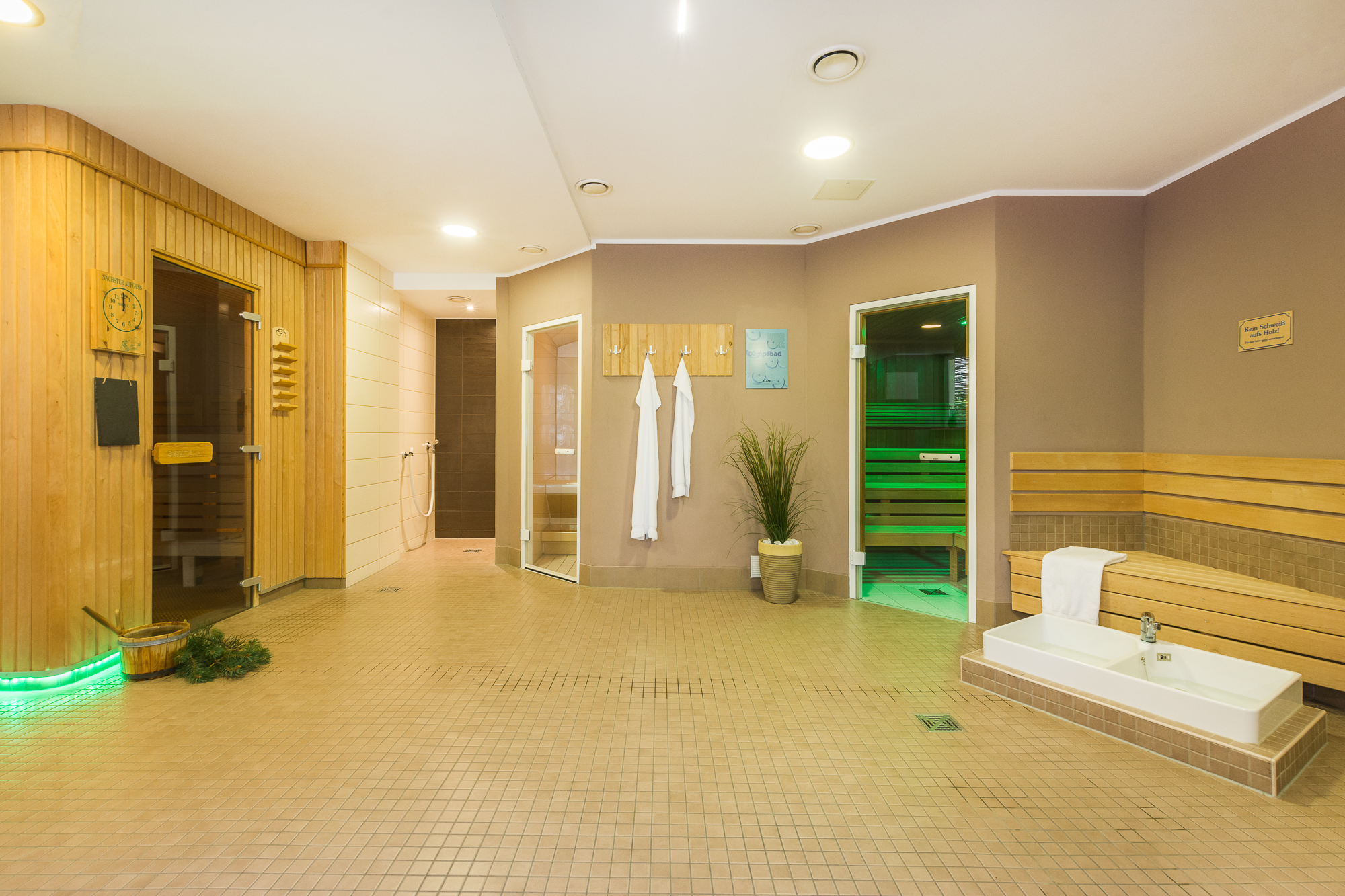 Rollstuhl-Urlaub: Sauna - Familien- & Gesundheitshotel Villa Sano