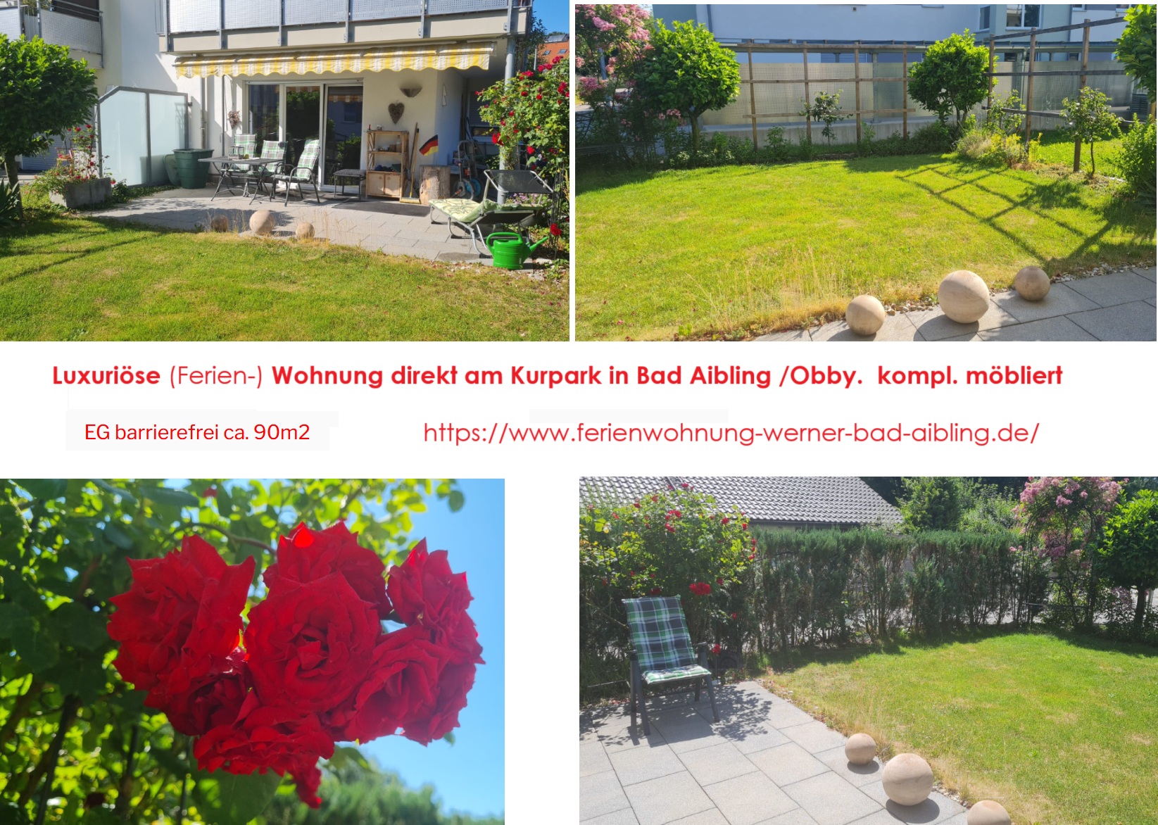 Rollstuhl-Urlaub: Empfang - Ferienwohnung Werner Bad Aibling