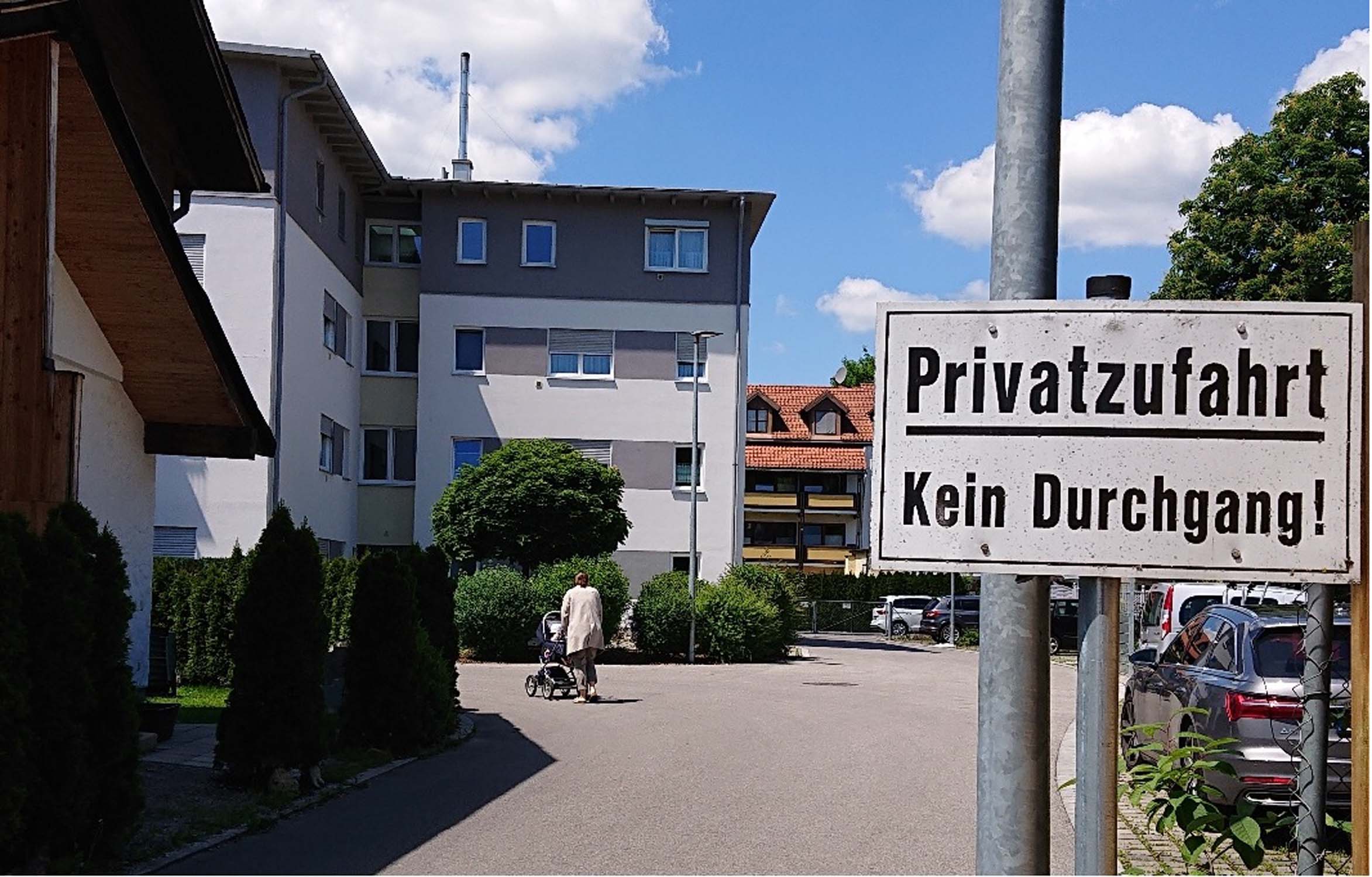 Rollstuhl-Urlaub: Privat Zufahrt - Ferienwohnung Werner Bad Aibling