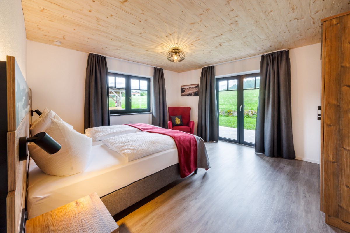 Rollstuhl-Urlaub: Doppelzimmer 1 Erdgeschoss - Ferienhaus Froschsee