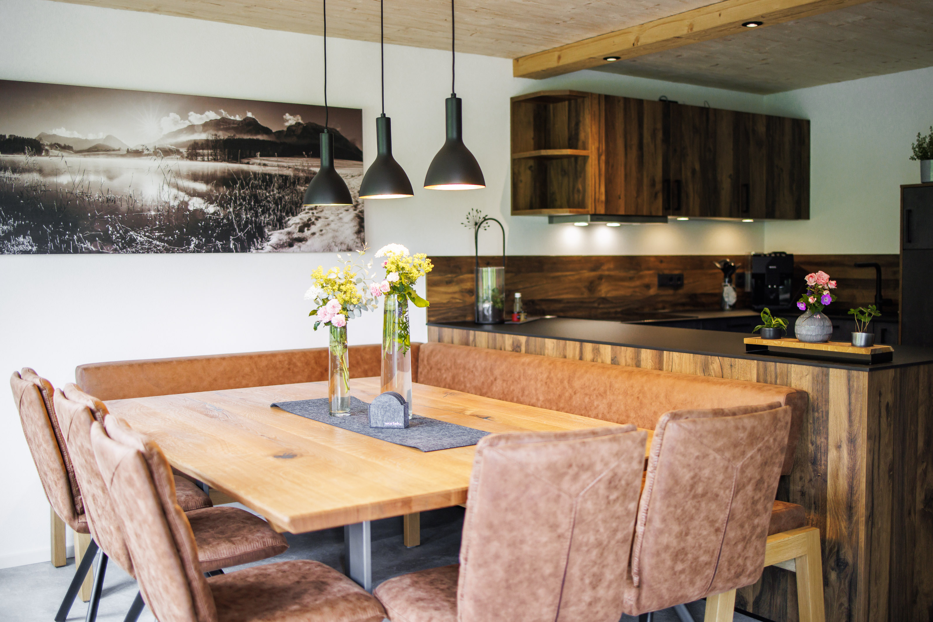 Rollstuhl-Urlaub: Küche - Ferienhaus Froschsee