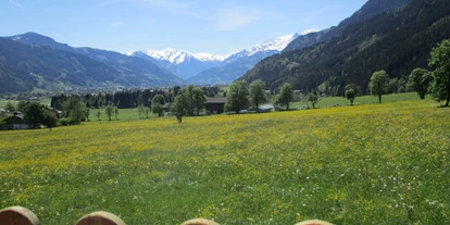 Rollstuhlgerechte Unterkunft - Unterkunftsart: Ferienhaus - Panoramablick über das ganze Tal - Villa Mandl bei Zell am See Pool Sauna Hunde erl. Rollstuhlgängig