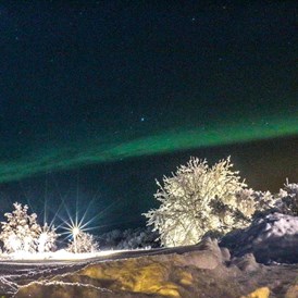 Rollstuhl-Urlaub: The Northern lights can be seen on a regular basis when skies are clear and mother nature is kind. They are very special. - The Friendly Moose Lapland