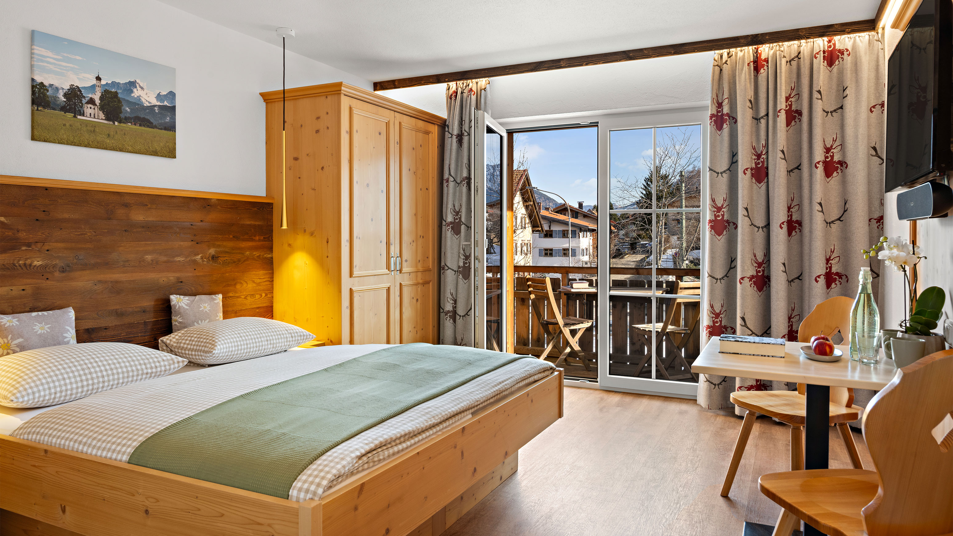 Rollstuhl-Urlaub: Komfort Doppelzimmer - Hotel Bergsonne Allgäu