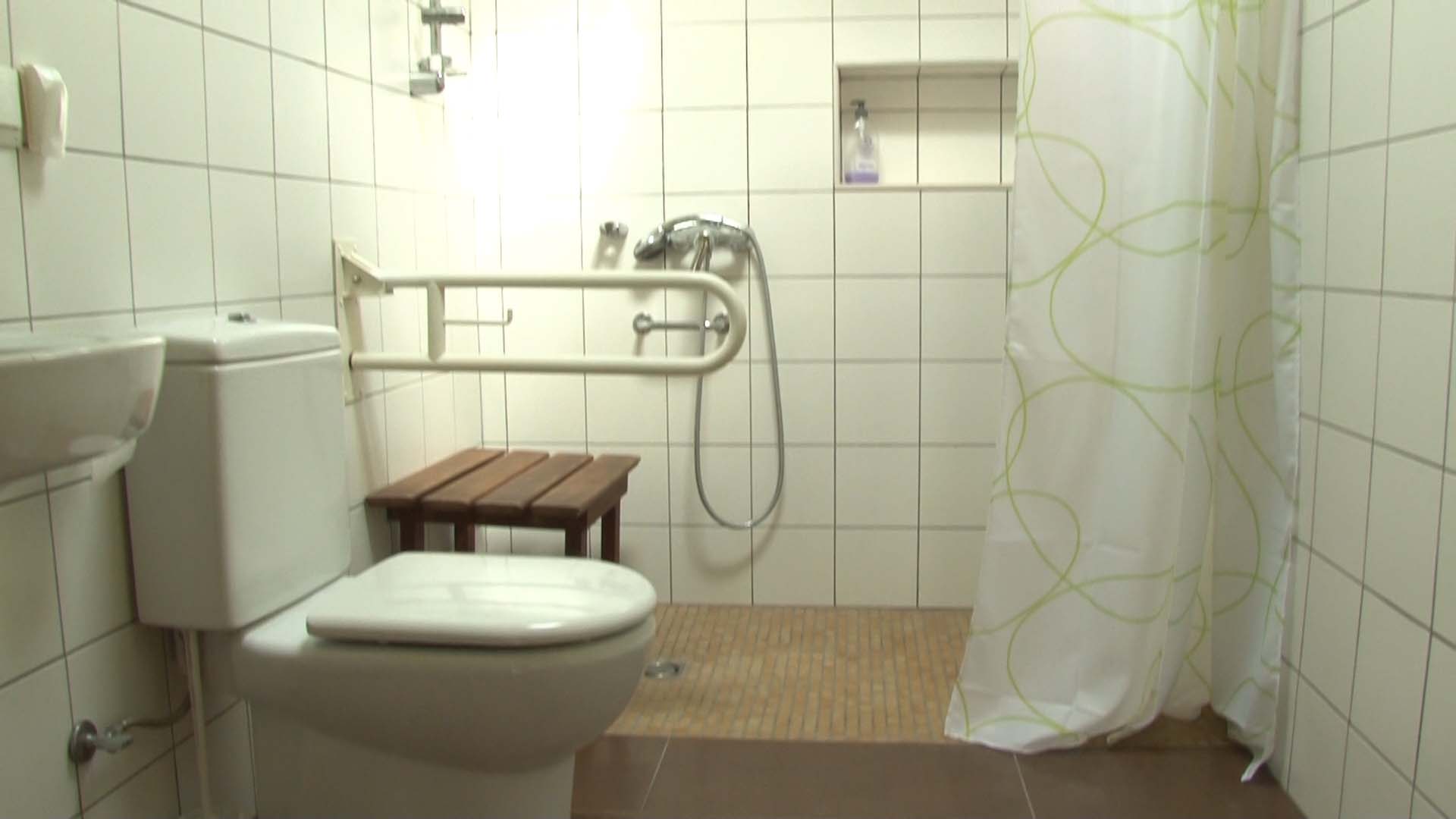 Rollstuhlgerechte Unterkunft - Behindertengerechtes Badezimmer - Adaptados