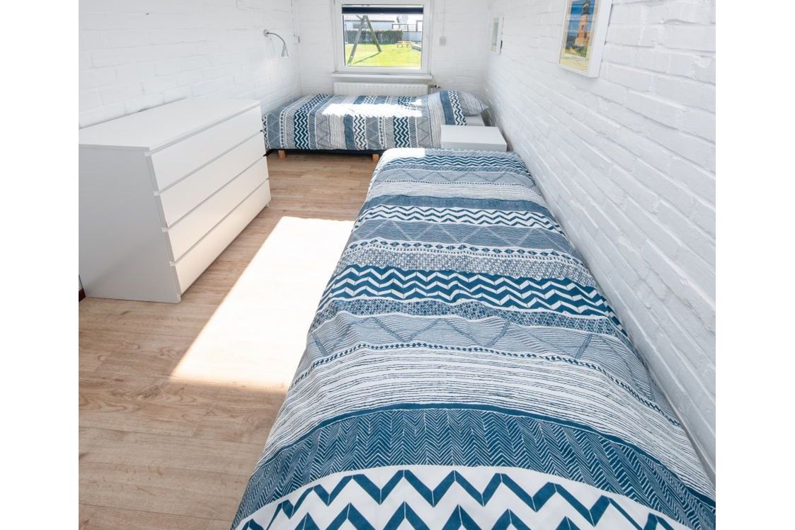 Rollstuhl-Urlaub: Doppelzimmer mit zwei einzelnen Betten - Modestia Groepsverblijf Texel