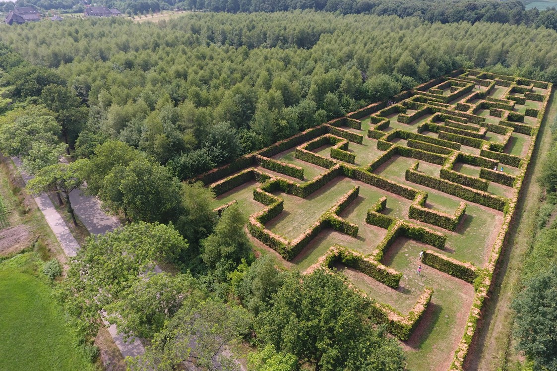 Rollstuhl-Urlaub: Labyrinth auf Landgoed de Biestheuvel - Landgoed de Biestheuvel