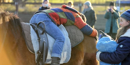 Rollstuhlgerechte Unterkunft - Barrierefreiheit-Merkmale: Für Gäste mit Sehbehinderung oder blinde Menschen - Therapeutisches Reiten - Reiterhofurlaub für Menschen mit Behinderung auf dem Reiterhof Groß Briesen