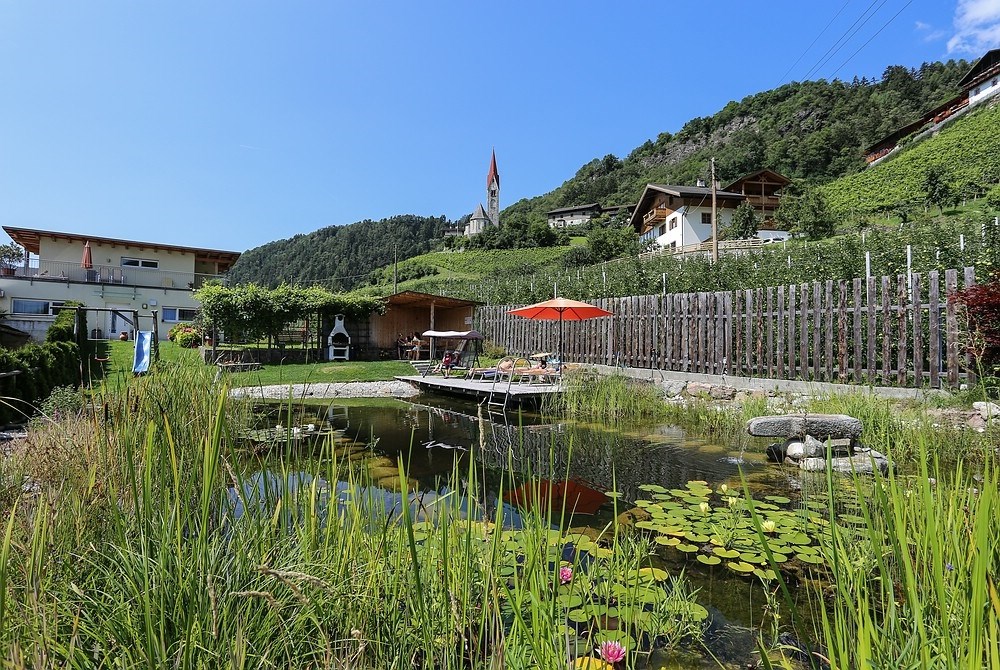 Rollstuhl-Urlaub: Ferienhaus mit Schwimmteich - Bachmannhof