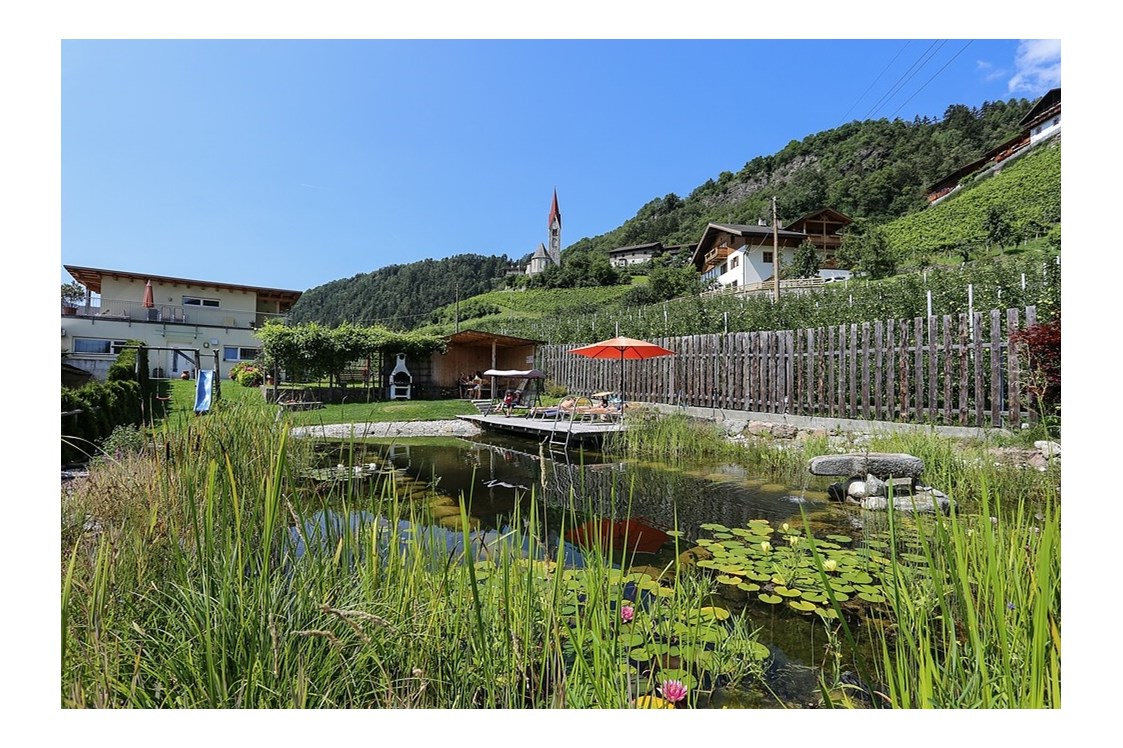 Rollstuhl-Urlaub: Ferienhaus mit Schwimmteich - Bachmannhof