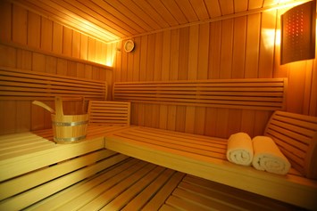 Rollstuhl-Urlaub: Sauna - HOTEL DOMEIN POLDERWIND - Urlaub ohne Einschränkungen
