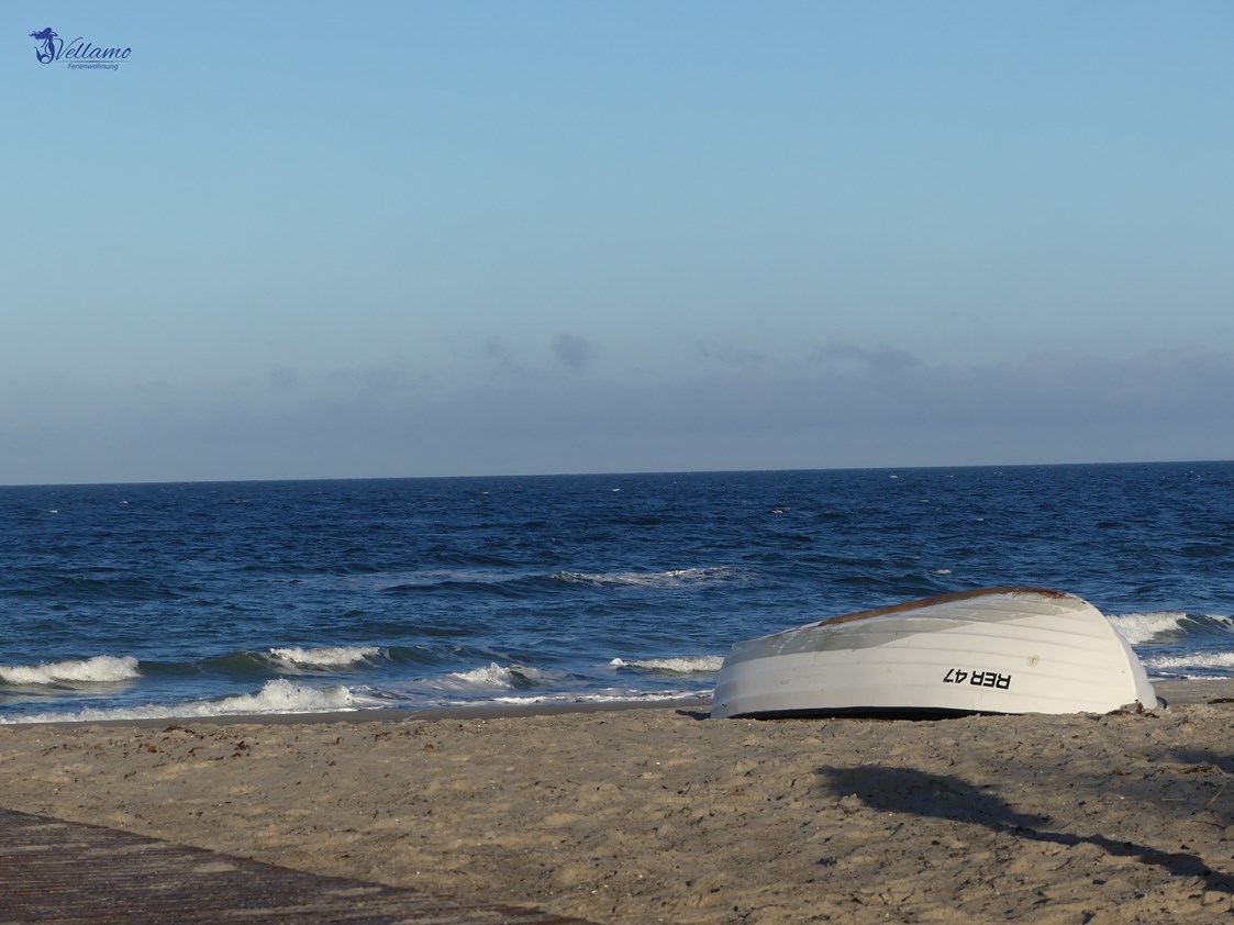 Rollstuhl-Urlaub: Boot am Strand - Ferienwohnung Vellamo