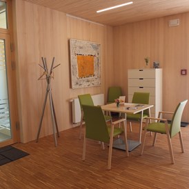 Rollstuhl-Urlaub: Essbereich Ursulinenhof-Apartment - Ursulinenhof-Apartment