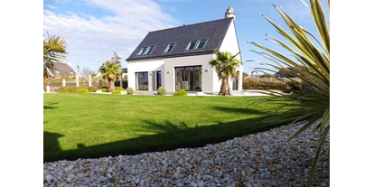Rollstuhlgerechte Unterkunft - Unterkunftsart: Ferienhaus - Das Ferienhaus von der Einfahrt aus gesehen - Ferienhaus Bretagne - Plouarzel