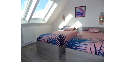 Rollstuhlgerechte Unterkunft - Unterkunftsart: Ferienhaus - 3. Schlafzimmer im OG mit Meerblick - Ferienhaus Bretagne - Plouarzel