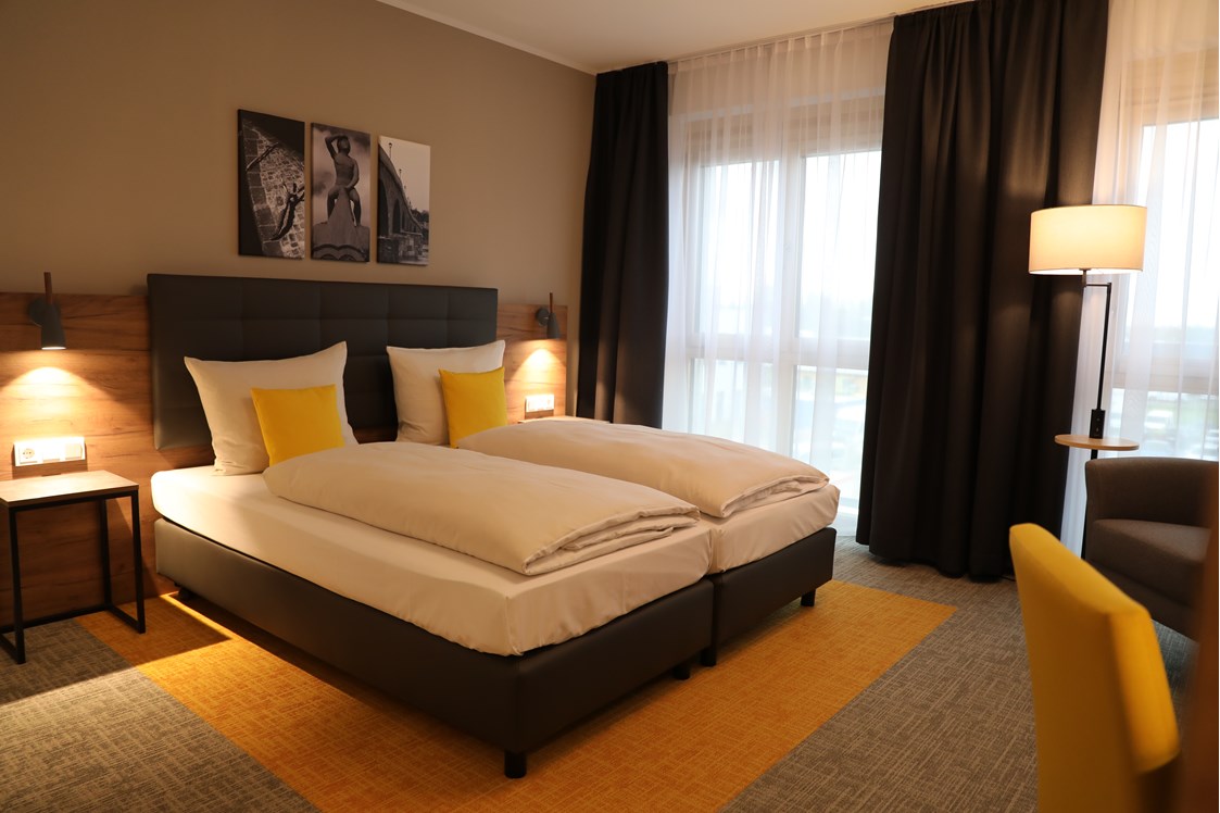 Rollstuhl-Urlaub: Doppelzimmer Comfort (barrierefrei) - Hotel INCLUDiO 