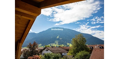 Rollstuhlgerechte Unterkunft - Pflegebett - Aussicht vom Balkon Richtung Südost - Rollstuhlgerechte Ferienwohnung in Pfronten