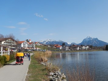 Rollstuhlgerechte Ferienwohnung in Pfronten Ausflugsziele speziell für Rollstuhlfahrer Riviera des Allgäu