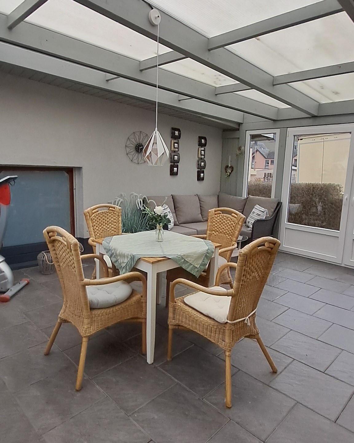 Rollstuhl-Urlaub: Unser Wintergarten  - Ferienhaus in Trittenheim