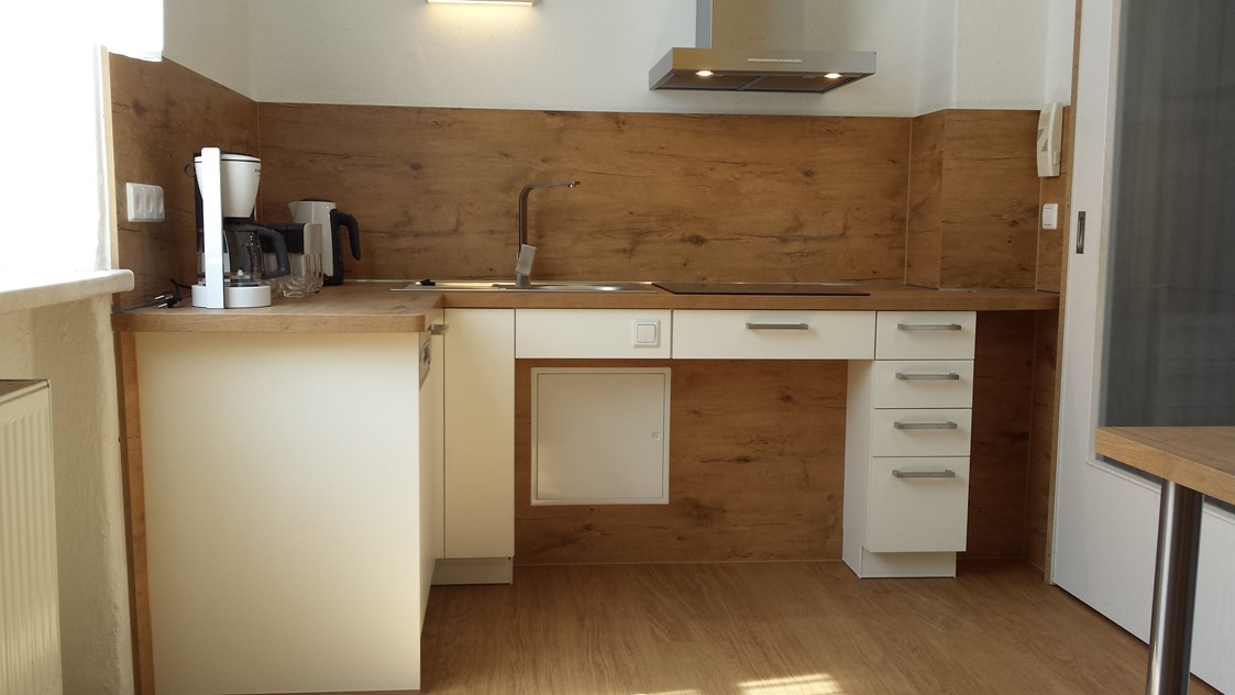 Rollstuhl-Urlaub: Apartment - unterfahrbare Küche - Cottage im Fläming - Apartment barrierefrei
