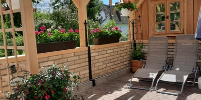 Rollstuhlgerechte Unterkunft - Oberbayern - Großzügige Terrasse  - Ferienwohnungen Weberhof