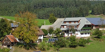 Rollstuhlgerechte Unterkunft - Unterkunftsart: Ferienwohnung - Baiersbronn - Biobauernhof im Schwarzwald mit vielen Tieren und eigener Käserei, inmitten von Natur, sonnig gelegen - Mooshof