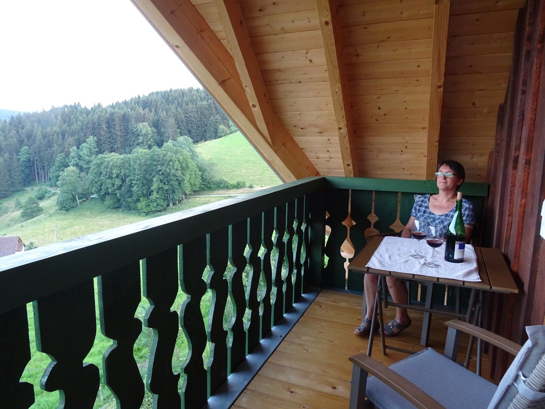 Rollstuhl-Urlaub: Ein weiterer Balkon mit Südausrichtung - Mooshof