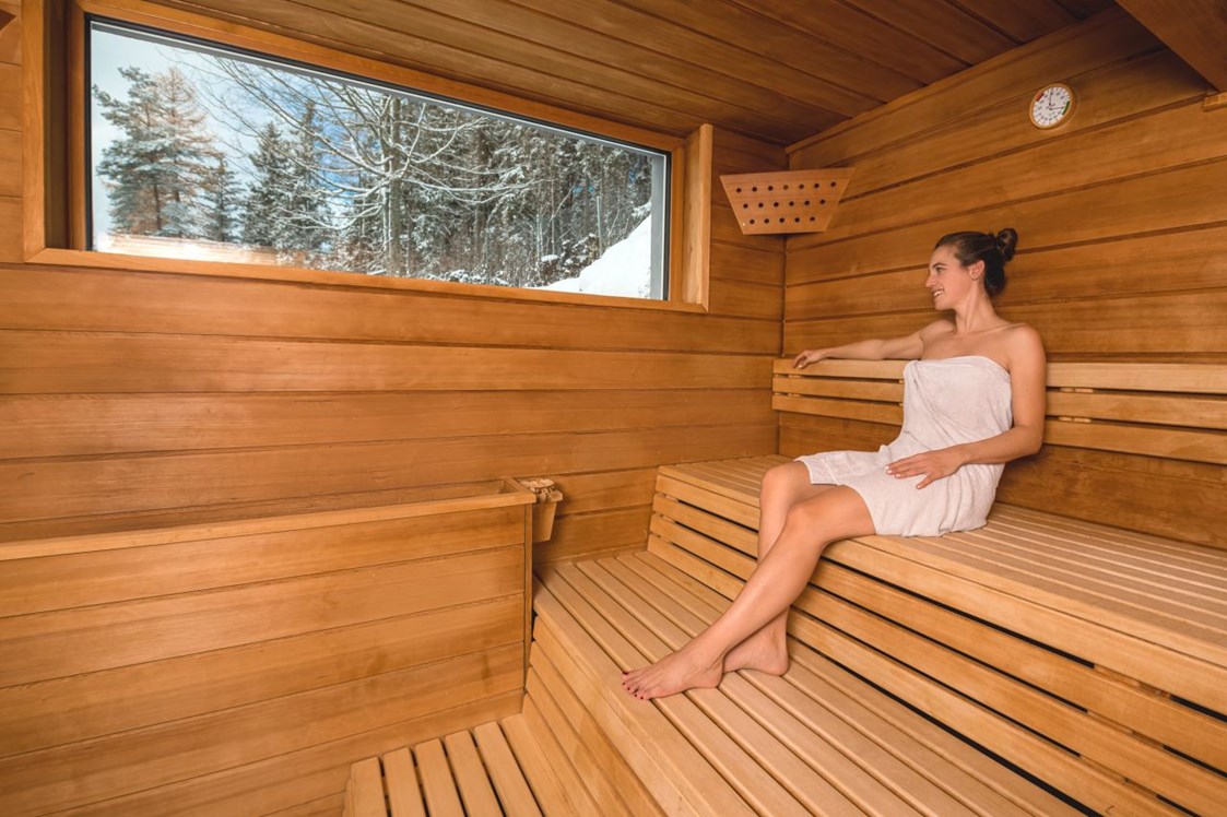 Rollstuhl-Urlaub: Sauna im Hotel Vier Jahreszeiten - Vier Jahreszeiten am Schluchsee