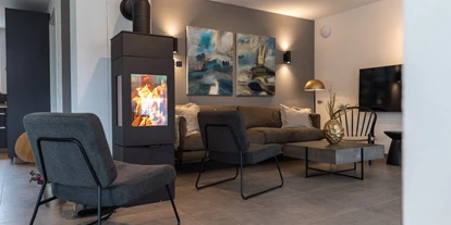 Rollstuhlgerechte Unterkunft - Unterkunftsart: Ferienhaus - Traumhafter, offener Wohnbereich - Ferienhaus Renkenmühle