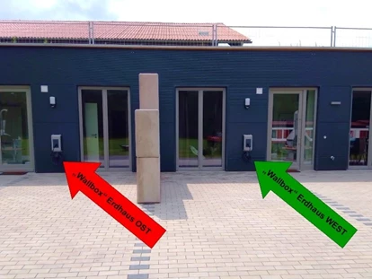Rollstuhlgerechte Unterkunft - Unterkunftsart: Ferienhaus - Eigene Ladestation für E-Autos - Erdhausapartment WEST