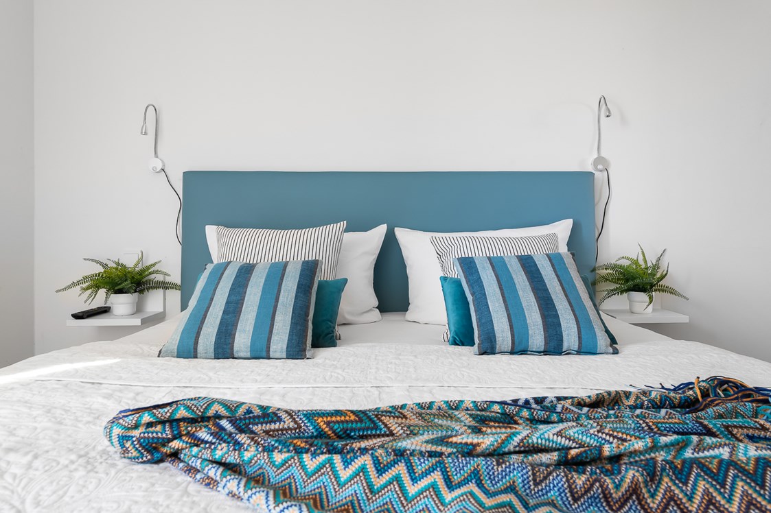 Rollstuhl-Urlaub: Schlafzimmer mit einem Doppelbett - Ocean Terrace 