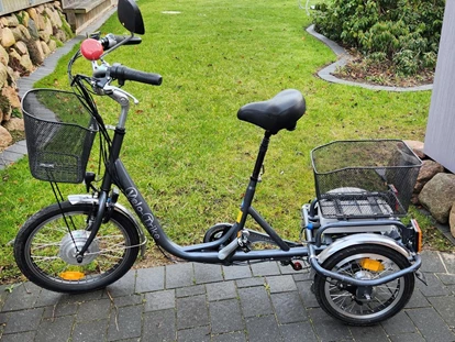 Rollstuhlgerechte Unterkunft - Unterkunftsart: Ferienhaus - Dreirad Velo Trike - Stiftung Friedrich Wilhelm und Monika Kertz