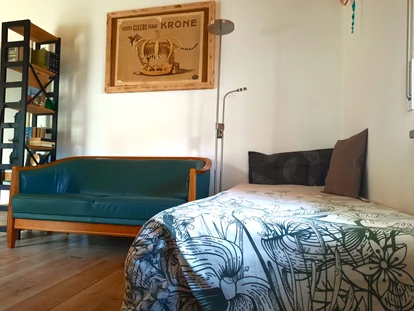 Rollstuhlgerechte Unterkunft - Unterkunftsart: Ferienhaus - schönes Zustellbett - Ferienhaus Wollinger