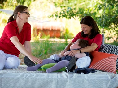 Rollstuhl-Urlaub: Luftikus-Familienurlaub mit einem pflegebedürftigen Kind