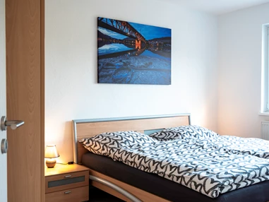 Rollstuhl-Urlaub: zweites Schlafzimmer für evtl. Begleitpersonen oder Freunde - Haus Hanghuhn