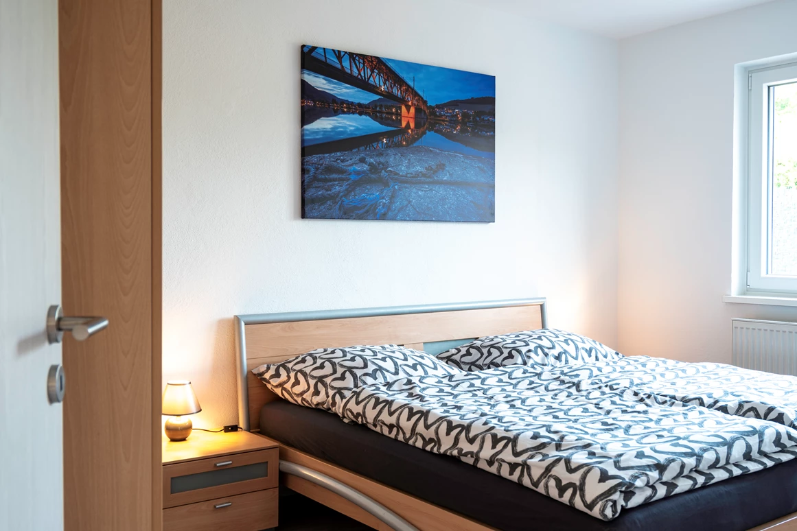 Rollstuhl-Urlaub: zweites Schlafzimmer für evtl. Begleitpersonen oder Freunde - Haus Hanghuhn