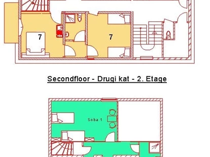 Rollstuhlgerechte Unterkunft - Unterkunftsart: Ferienhaus - 2. + 3. Stock - DeltaS Appartmani - Rollstuhl und Behindertengerechte Apartments Rab - Kroatien