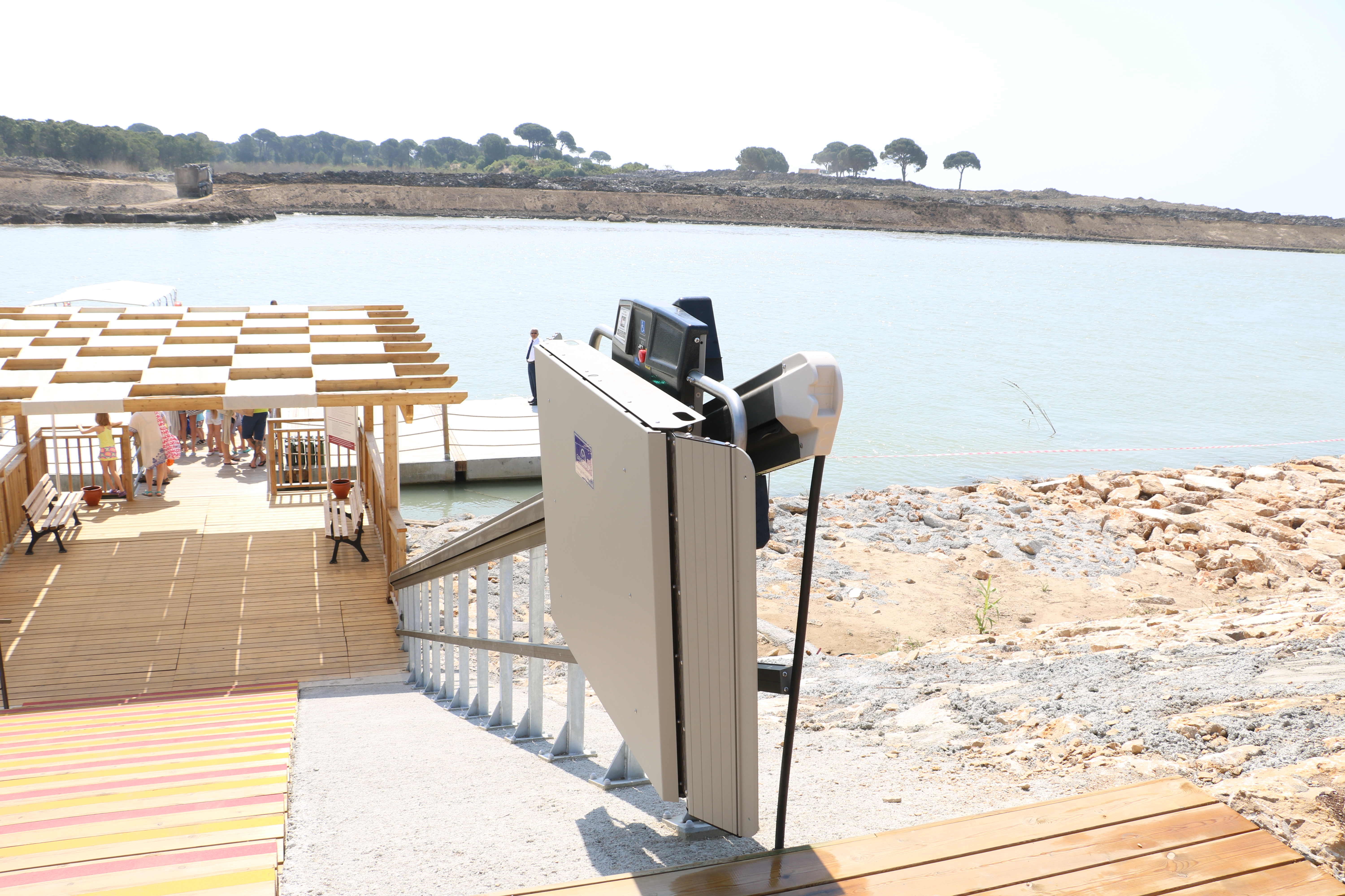 Rollstuhlgerechte Unterkunft - Treppenlift  - Trendy Lara