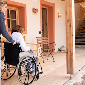 Rollstuhl-Urlaub: Barrierefreiheit wird gross geschrieben im Haus Himmelfahrt und findet sich überall. - Haus Himmelfahrt