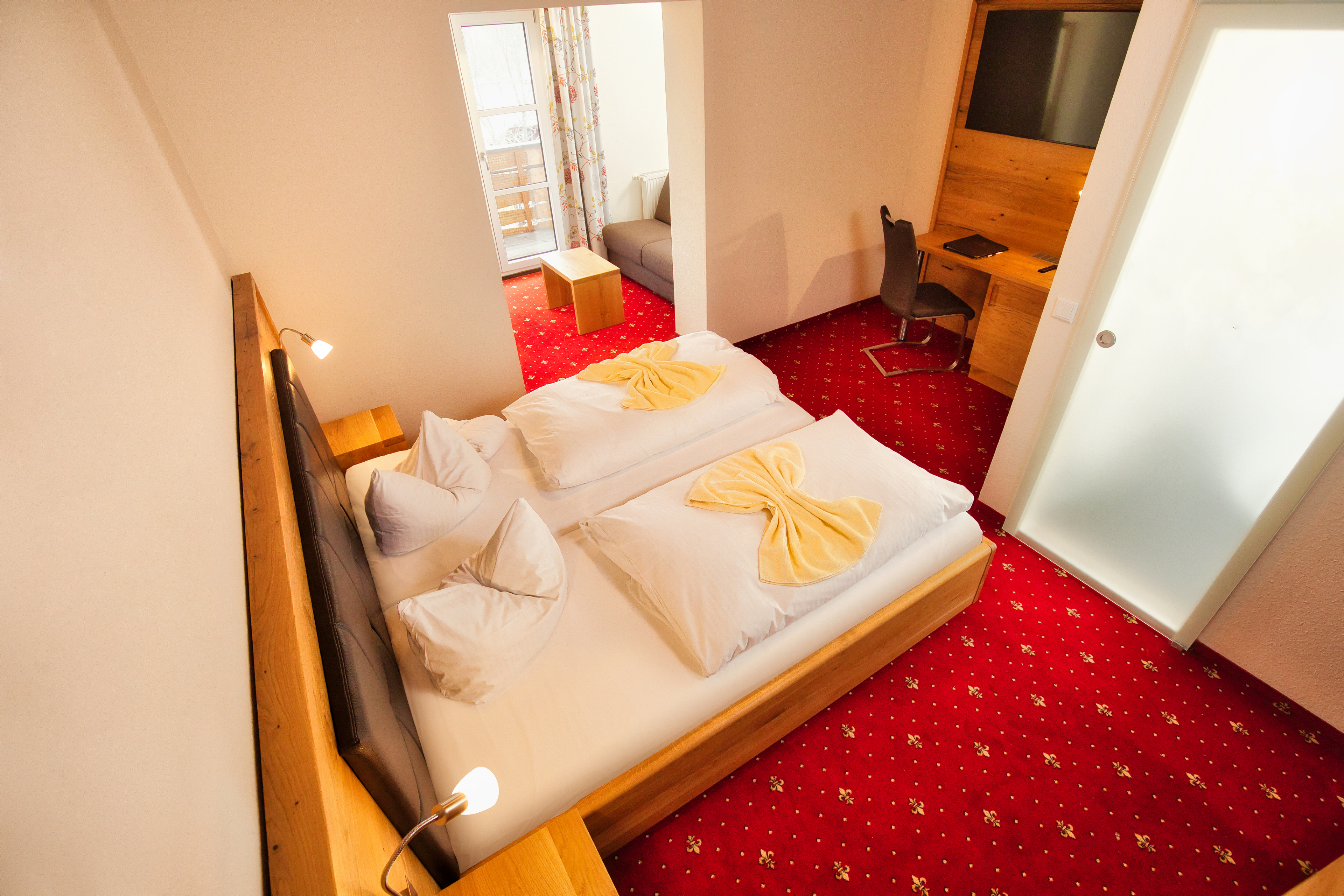 Rollstuhl-Urlaub: Doppelzimmer Osserblick - Der Glaserhof - Wald.Zeit.Hotel