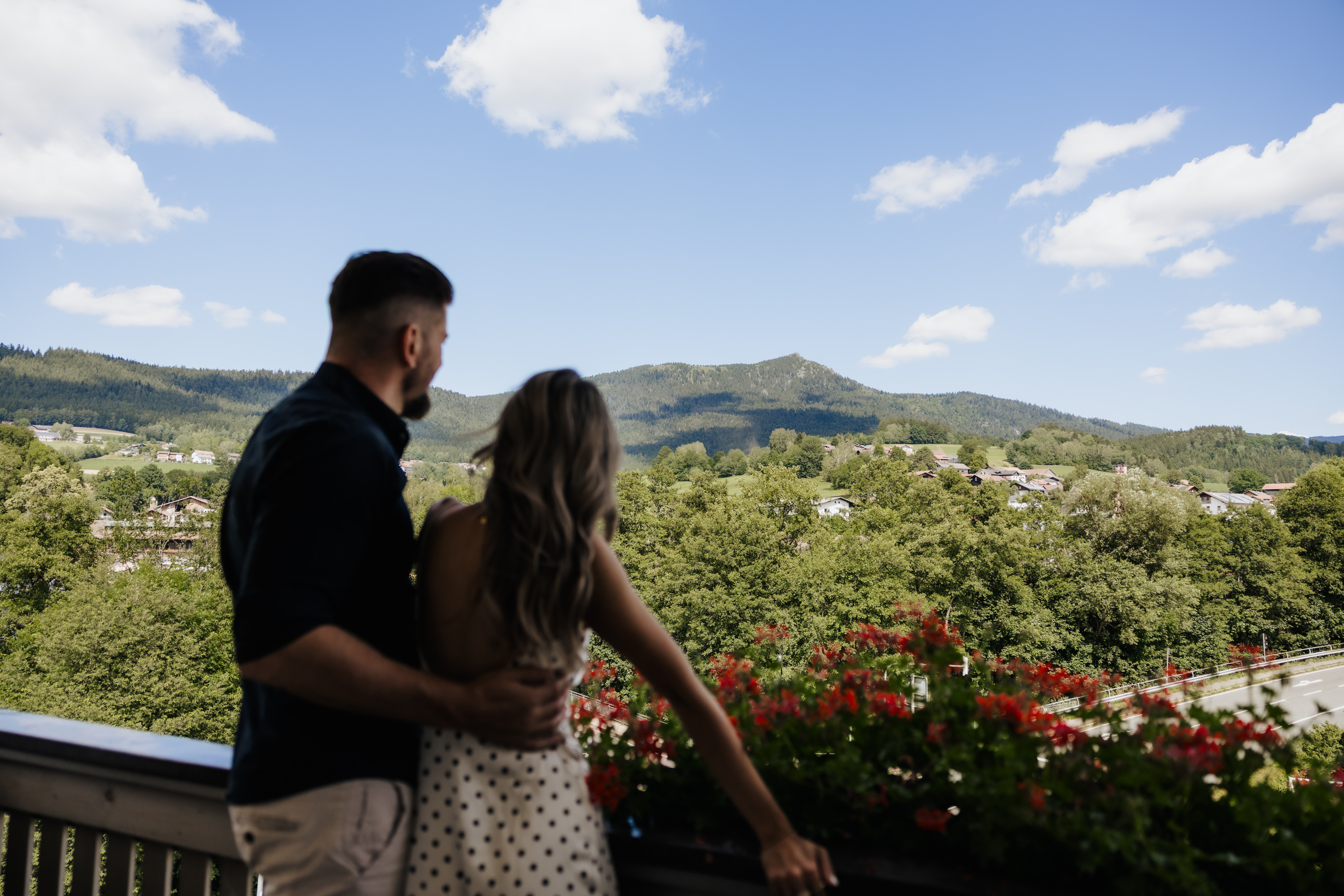 Rollstuhl-Urlaub: Zimmeraussicht Osserblick - Der Glaserhof - Wald.Zeit.Hotel