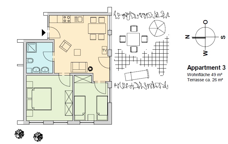 Rollstuhl-Urlaub: Immenhagen Ferienwohnungen A. Kipp